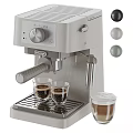 DeLonghi Espresso Machine Kitchen Appliance With Milk Froth Cups And Color Options Black Gray Green