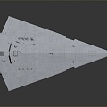 Modern Destroyer Star Destroyer Star Destroyer Spaceship 3d model