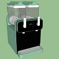 Two Modern Green Kitchen Appliances With Transparent Top And Sleek Design