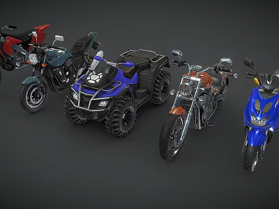 Motorcycle 3d model