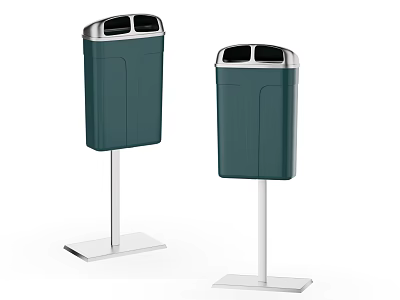 Life supplies outdoor trash can 3d model