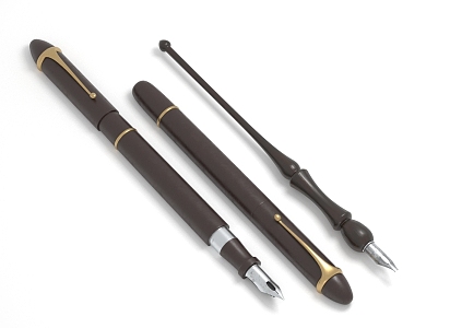 modern pen 3d model