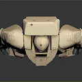 Robot Assistant Small Robot Butler Robot Butler Figure Game Figure 3d model