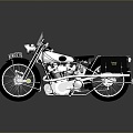 Motorcycle Two-wheeled Motorcycle Cross-country Motorcycle Road Race Motorcycle Motor Vehicle Transport 3d model