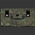 Camouflage Protective Case With Durable Design Reinforced Edges And Secure Latches