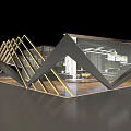 Sengebai'er Wood Industry Modern Architecture With Glass Facade And Showroom Design