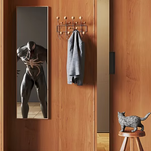 Modern Mirror 3d model