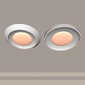 Ceiling lamp round ceiling lamp square geometric combination bedroom living room children's room simple ceiling lamp 3d model