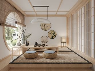 New Chinese Tea Room 3d model