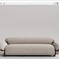 Modern Combination Sofa Multiplayer Sofa Single Sofa 3d model