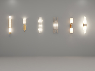 Modern Crystal Wall Lamp Wall Lamp 3d model