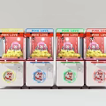 Colorful PINK LOVE Claw Machines With Joy House Logo For Entertainment