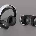 Modern Over Ear Headphones Featuring White And Black Sleek Design And Comfortable Fit