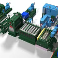 Advanced Industrial Equipment Production Line Featuring Conveyor Belts And Mechanical Components