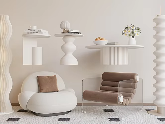 Modern Lazy Sofa 3d model