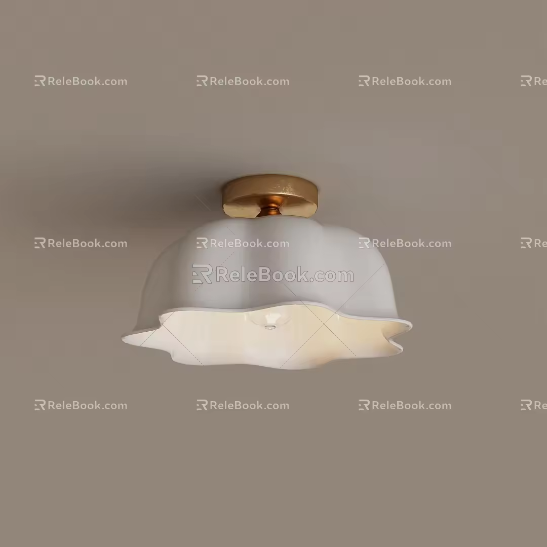 Petals ceiling lamp 3d model