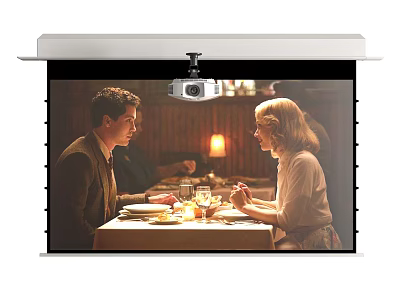 Projection Monitor System With Surveillance Camera For Indoor Dining Scene Monitoring 3d model