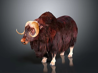 Yak Bison Bull Bull Bull Cartoon Bull Animation Bull Animation Bull Buffalo Animation Character Game Character 3d model