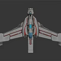 Modern fighter sci-fighter next-generation fighter sci-fighter 3d model
