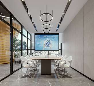 Modern Conference Room 3d model