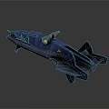 Modern Spaceship Spacecraft 3d model