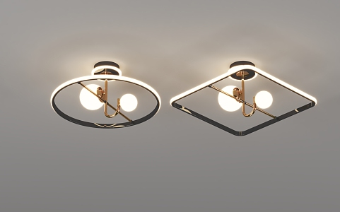 Nordic ceiling lamp 3d model