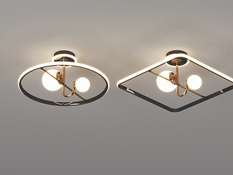 Nordic ceiling lamp 3d model