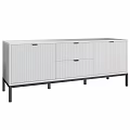 Modern Cabinet Furniture Collection With Different Colors Drawers And Metal Legs