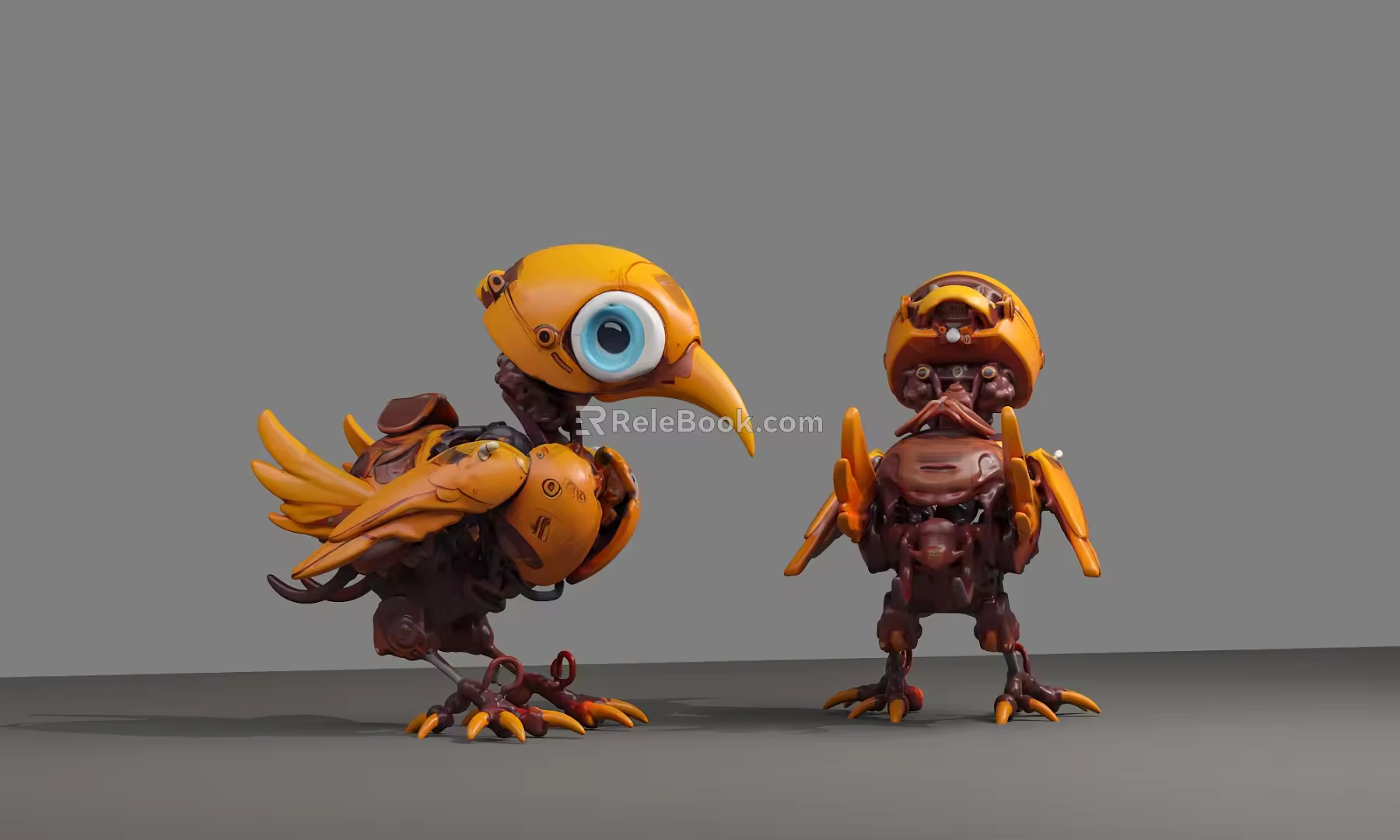 robot bird robot animal robot pet robot intelligent robot 3d model
