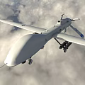MQ1C Gray Eagle UAV UAV Multi-purpose Tactical UAV 3d model