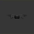 Sleek Modern Drone With Four Propellers And Camera For Aerial Photography