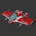 Modern Fighter Science Fiction Fighter Science Fiction Fighter Space Fighter 3d model