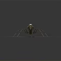 modern robot machine spider machine equipment 3d model