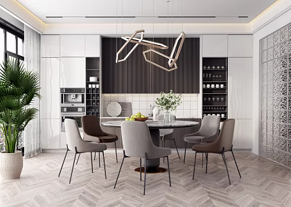 Modern Restaurant 3d model