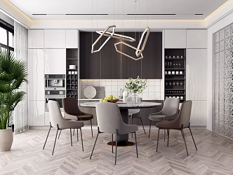 Modern Restaurant 3d model