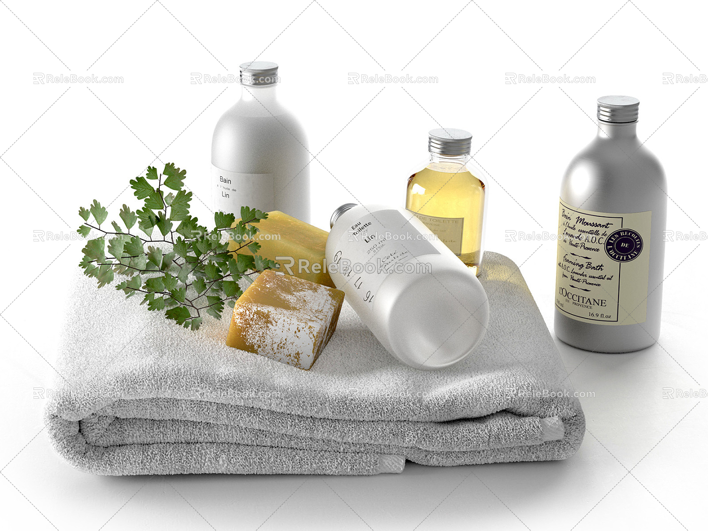 Toiletries 3d model