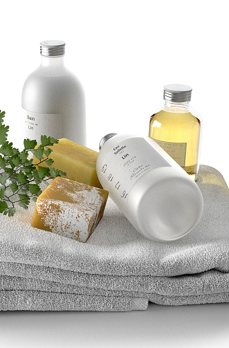 Toiletries 3d model