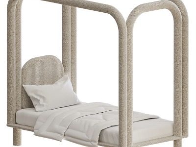 Single bed children's bed model