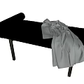 modern sofa stool sofa bench 3d model
