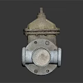 Durable Industrial Metal Valve With Brass Top And Multiple Pipe Connections For Machinery