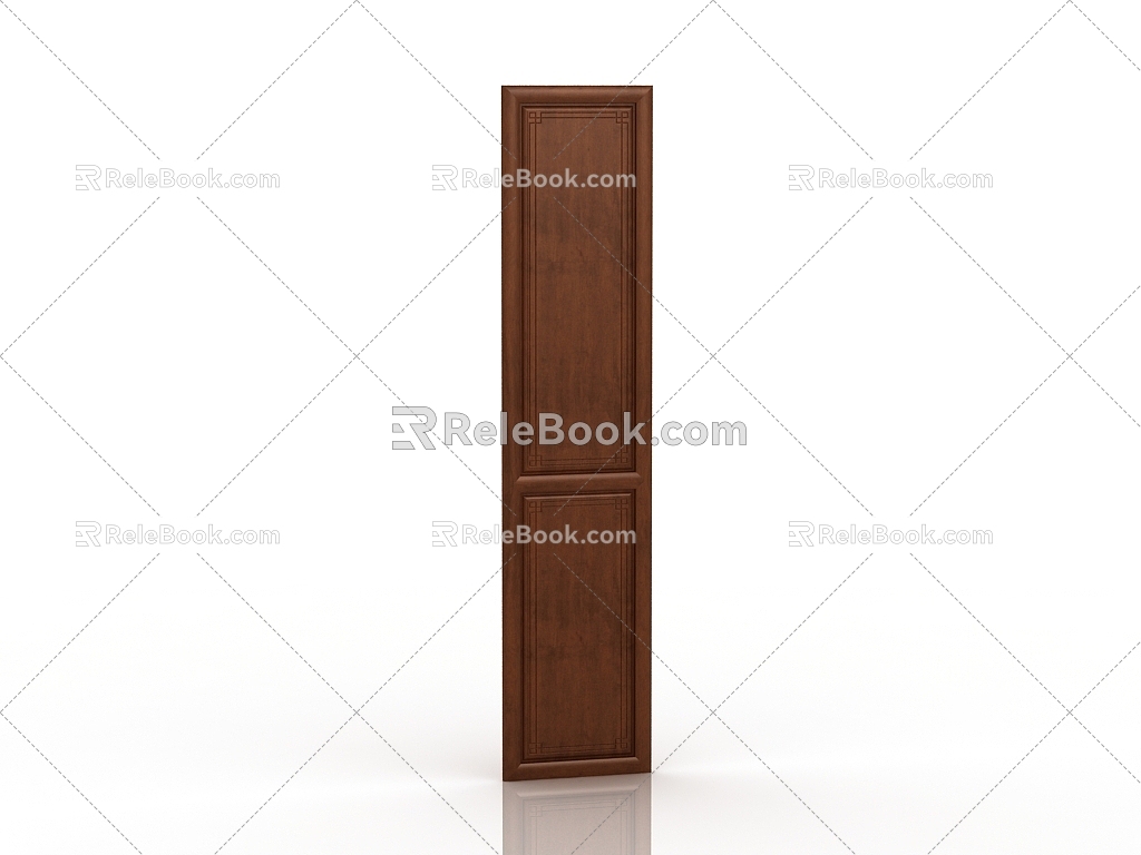 Chinese wardrobe door panel 3d model