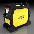 Yellow And Black Industrial Equipment With NUTMEG Brand And Digital Control Panel