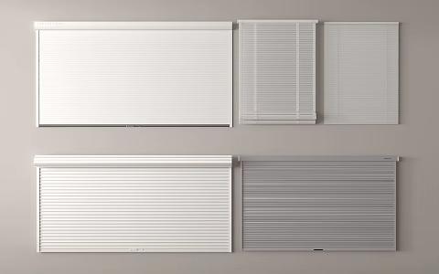Modern Minimalist Venetian Blinds 3d model