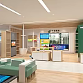 China Post Postal Savings Bank Exterior With Green Signage Glass Doors And Display Windows