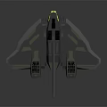 Modern Spaceship Spacecraft Spacecraft 3d model