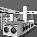 Modern Tmall Premium Booth 3d model