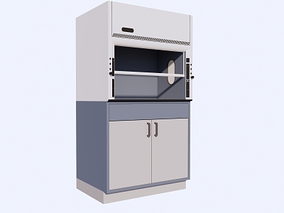 Modern ventilation cabinet laboratory through cabinet model