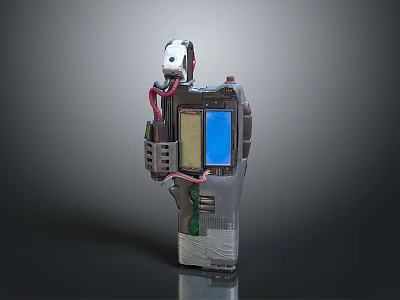 Walkie-talkie military walkie-talkie military radio military wireless telephone wireless telephone military communication equipment 3d model