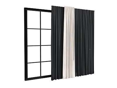 Curtain Window Fabric Curtain 3d model