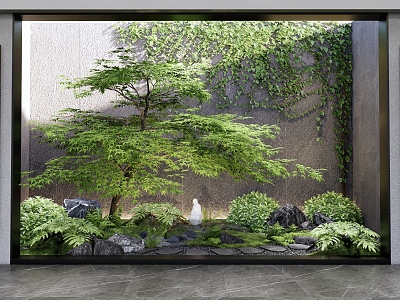 New Chinese style landscape sketch interior landscape model